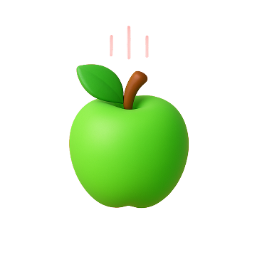 Falling apple