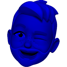 Blue channel of portrait photograph